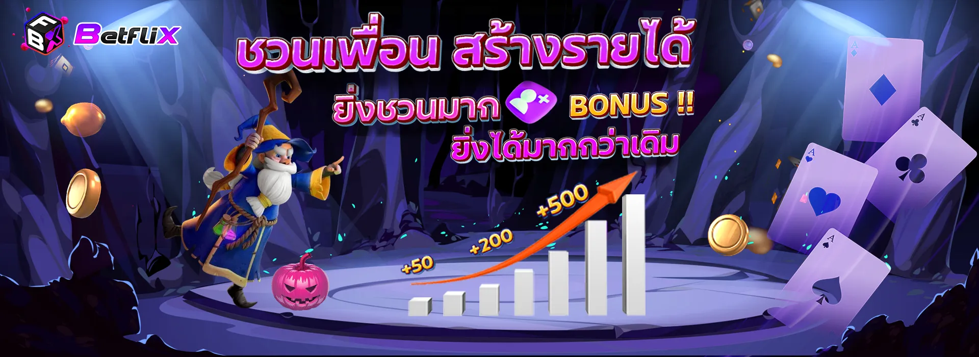 betflix ชวนเพื่อ รับโบนัสไม่อั้น